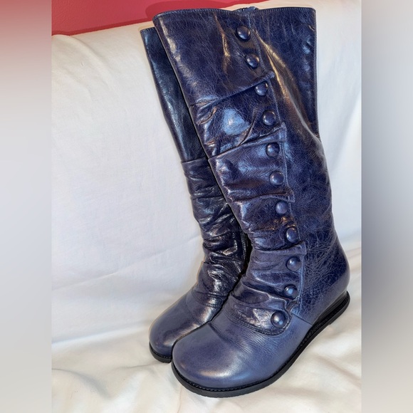 Miz Mooz Bobbie Midnight Blue Wide Calf Boot • size 8.5 US - Picture 15 of 15